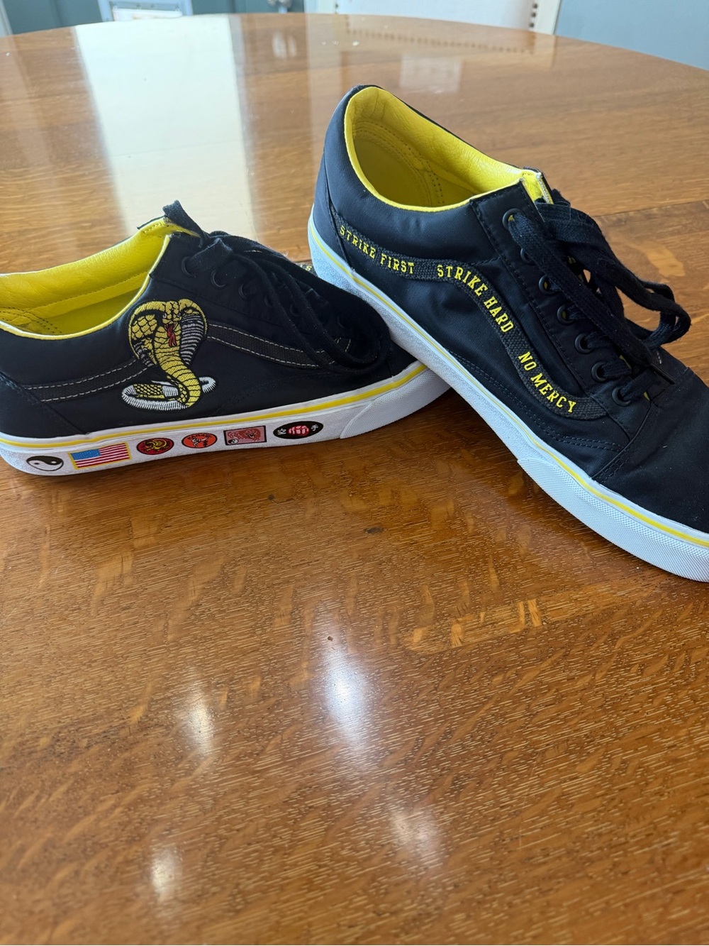 Vans Old Skool  x Cobra Kai Sneaker Size Mens 11.5, women’s 13.